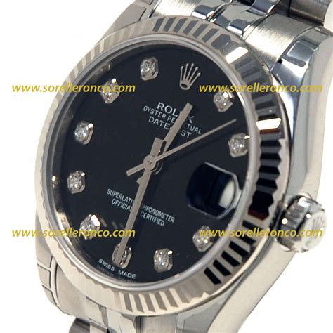 rolex con brillantini